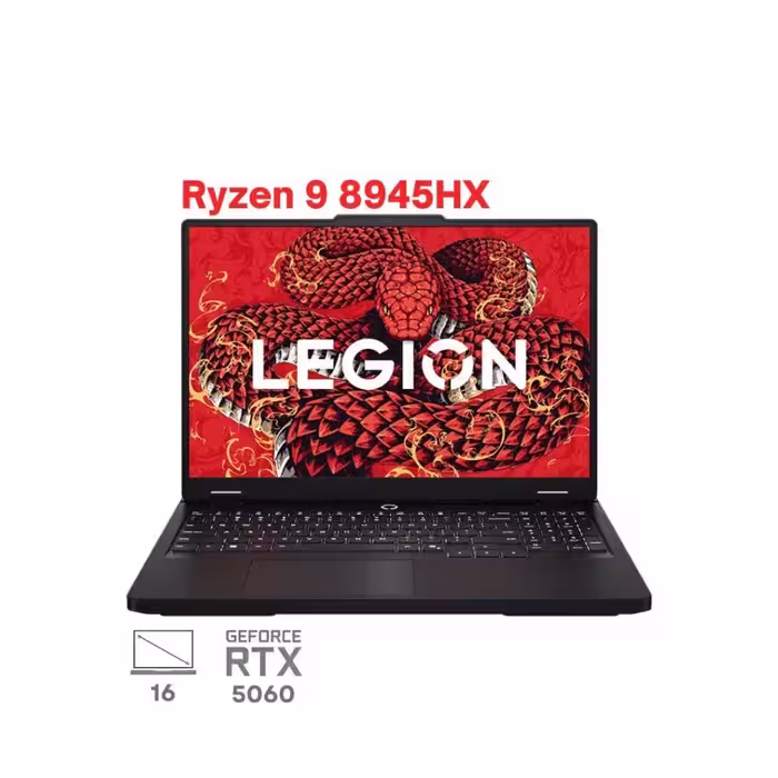 لپ تاپ گیمینگ لنوو لیجن 5 اسلیم مدل Lenovo Legion 5 Slim R7000P R9 8945HX RTX 5060 115W 16G 1T 2.5K 240Hz 2025