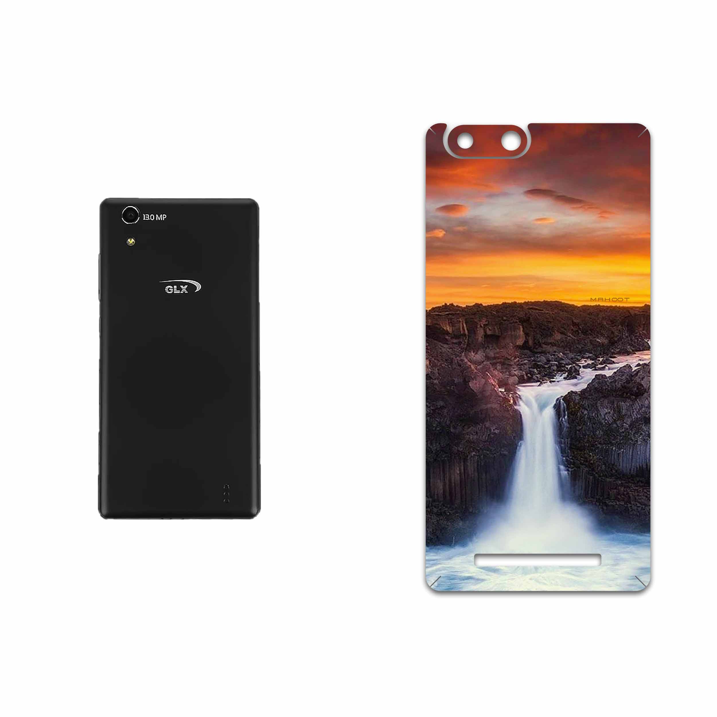 برچسب پوششی ماهوت مدل Waterfall مناسب برای گوشی موبایل جی ال ایکس Pars