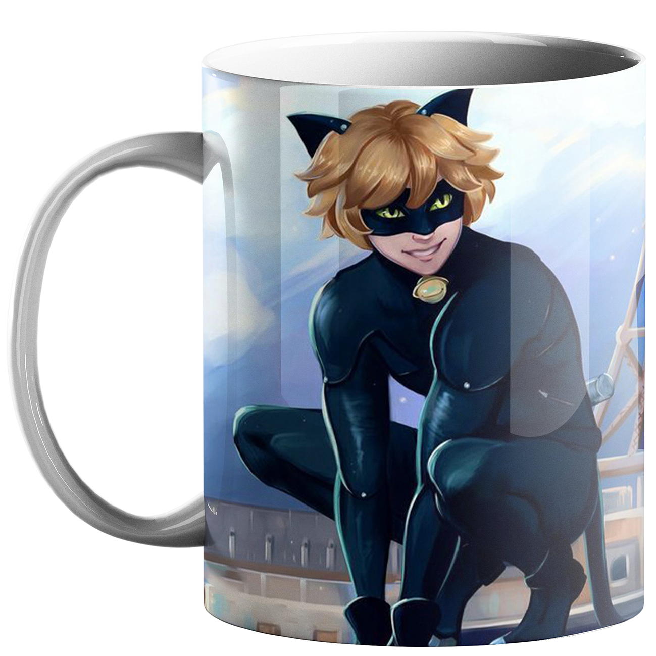 ماگ طرح پسر گربه ای کد kd5 