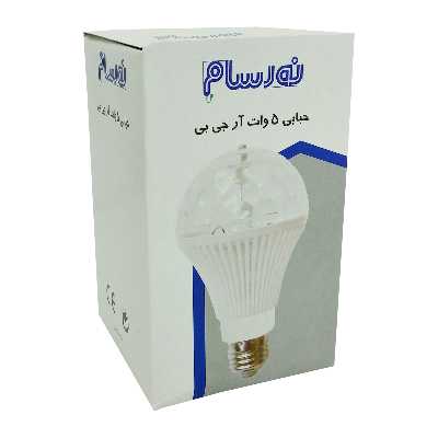 لامپ رقص نور 5 وات نور سام پایه E27 کد 01