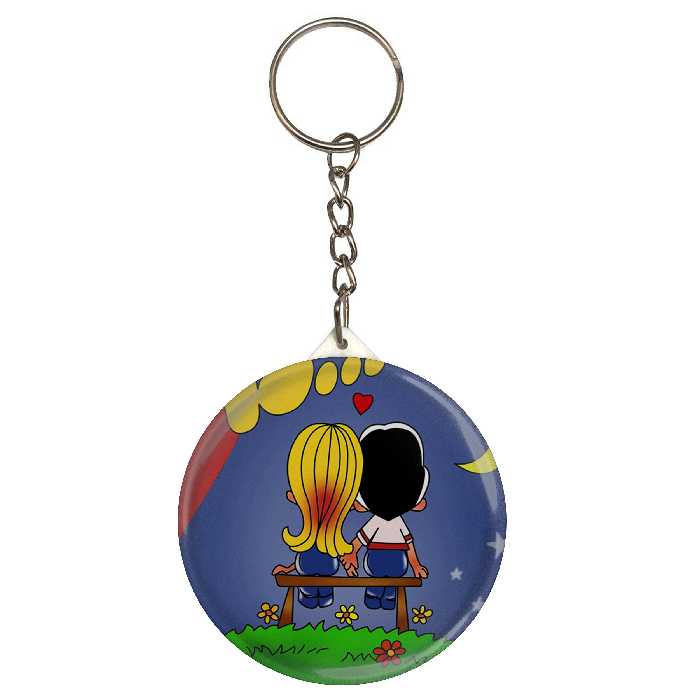 جاکلیدی طرح دختر و پسر و نیمکت مدل S10153