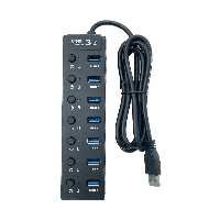 هاب 7 پورت USB 3.0 کی نت مدل K-HUAMH907