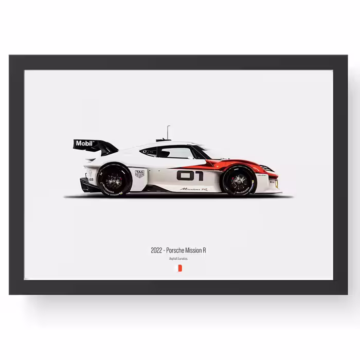 تابلو مدل  Porsche Mission R 2022 | دنیای قاب
