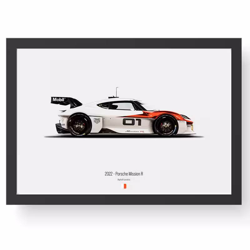 تابلو مدل  Porsche Mission R 2022 | دنیای قاب