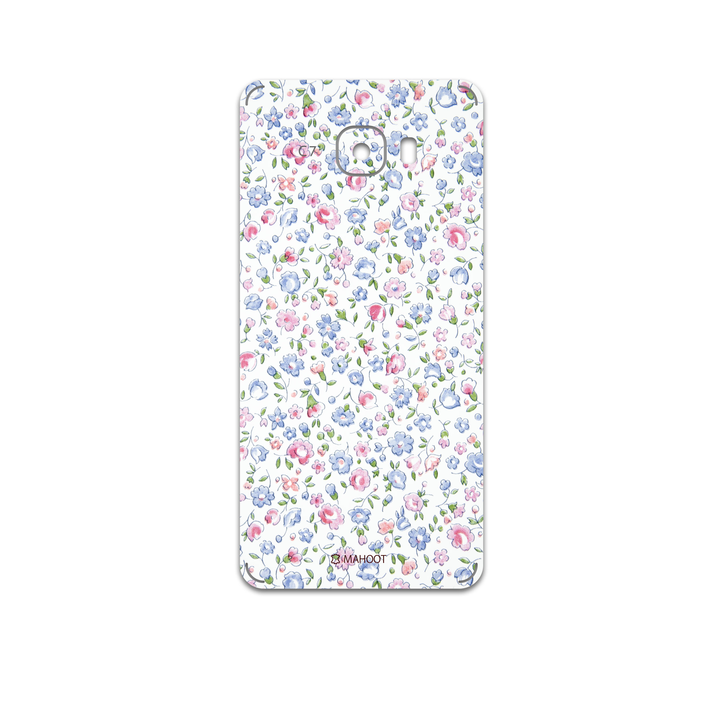 برچسب پوششی ماهوت مدل Painted-Flowers مناسب برای گوشی موبایل سامسونگ Galaxy C7