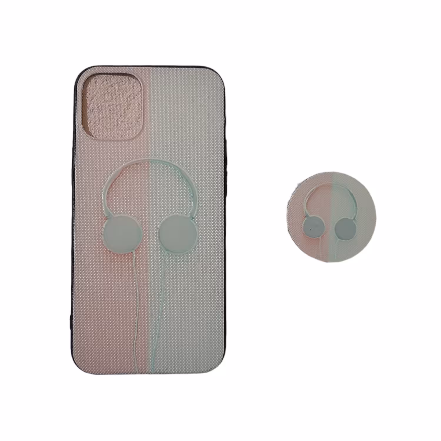 کاور مدل ip12p مناسب برای گوشی موبایل اپل iPhone 12 /12 Pro به همراه پاپ سوکت