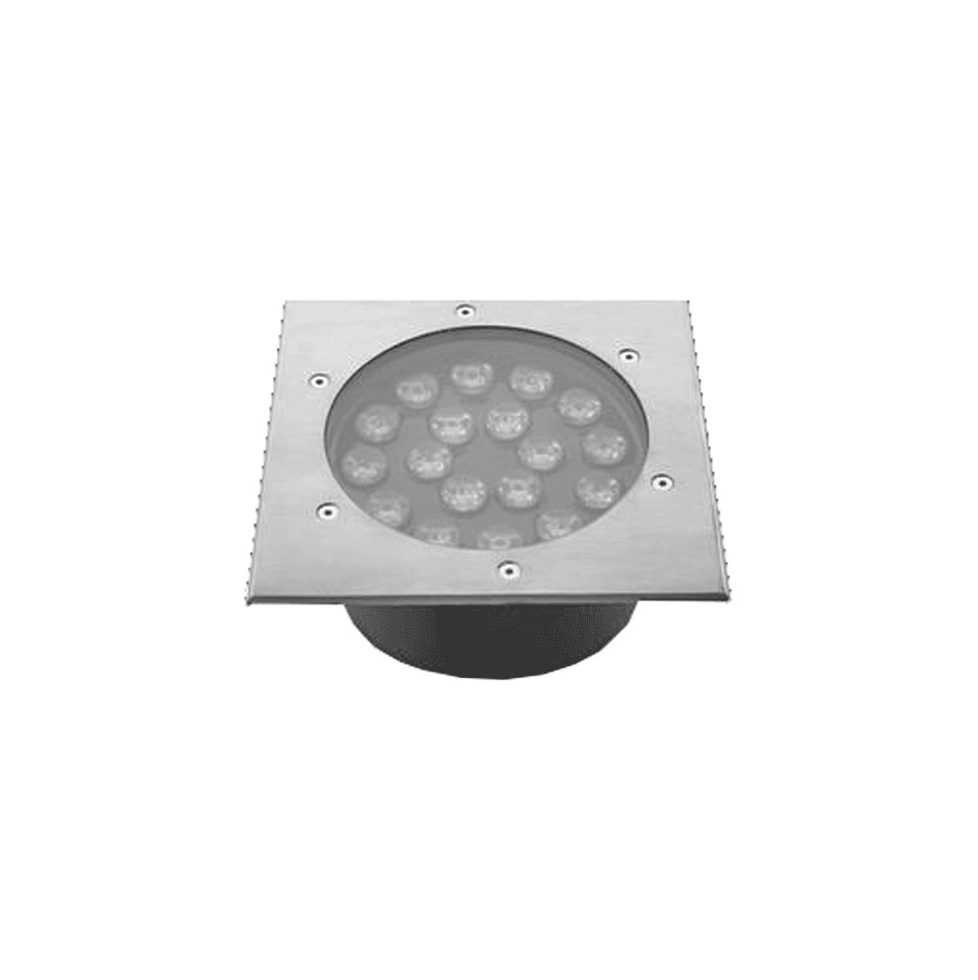 چراغ دفنی پارکتی مربع مدل FEC-1800-18W-LED
