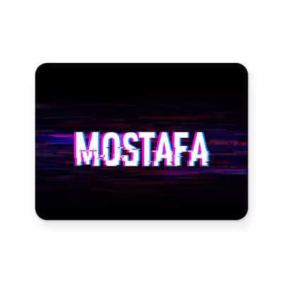 برچسب تاچ پد دسته بازی پلی استیشن 4 ونسونی طرح Mostafa
