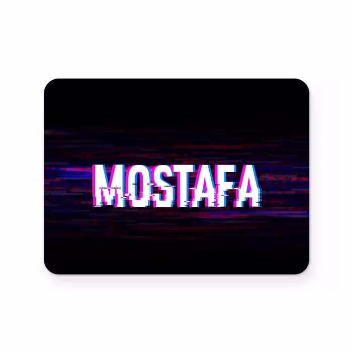 برچسب تاچ پد دسته بازی پلی استیشن 4 ونسونی طرح Mostafa