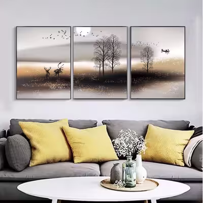 تابلو مدل دکوراتیو کد 439 مجموعه سه عددی