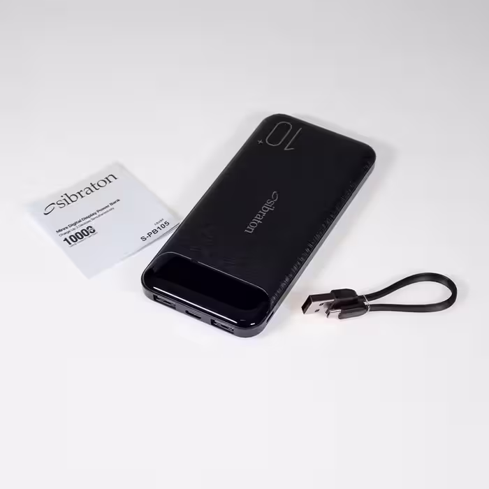 پاوربانک سیبراتون مدل S-PB105 ظرفیت 10000 میلی آمپر ساعت