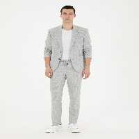 کت و شلوار مردانه خاکستری پیرکاردین - فروشگاه لباس شهرمون