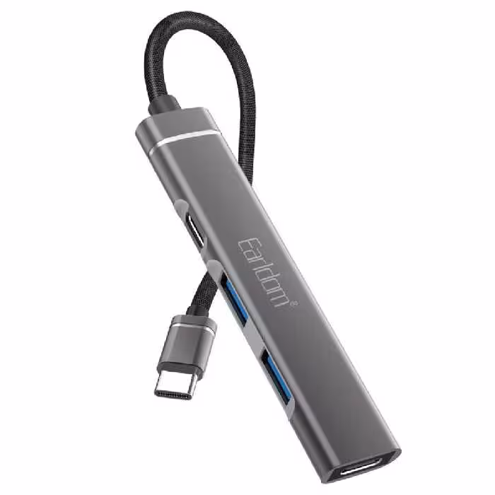 هاب تایپ سی 4 پورت ارلدام مدل ET-HUB19