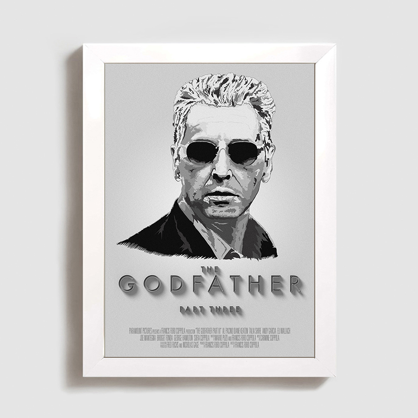 تابلو مدلgod father part three W488