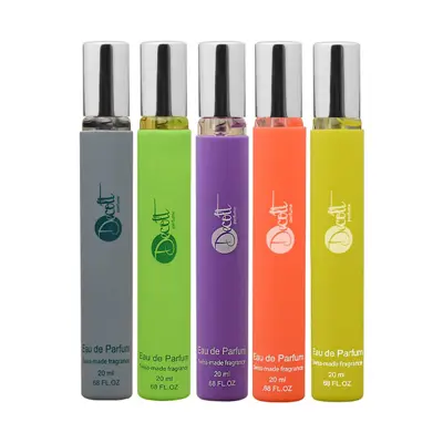 عطر جیبی دکلت مدل FREEDOMM  حجم 20 میلی لیتر مجموعه 5 عددی