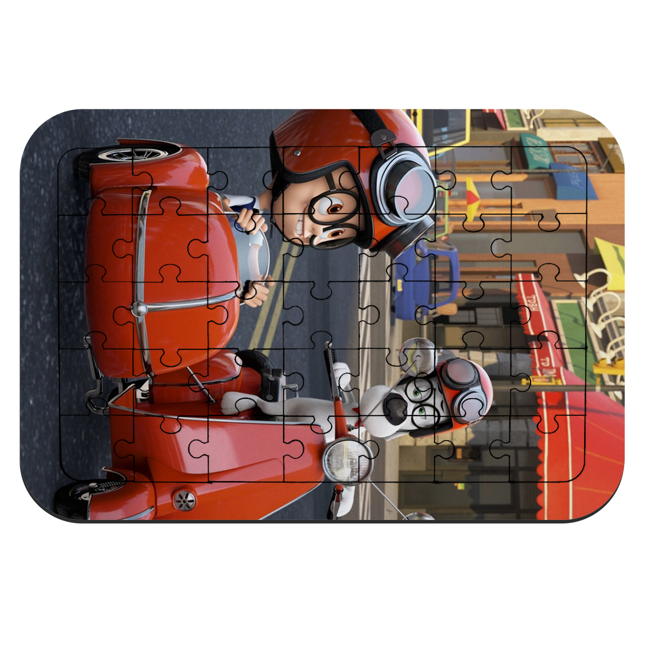 پازل 35 تکه طرح انیمیشن آقای پیبادی و شرمن مدل NI2031