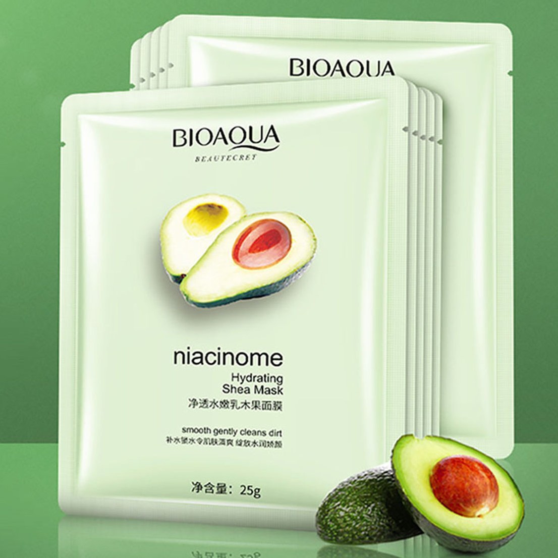 ماسک صورت بایو آکوا مدل AVACD وزن 30 گرم نیلی بیوتی