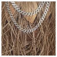 گردنبند و دستبند فول نگین قفل کوبایی 