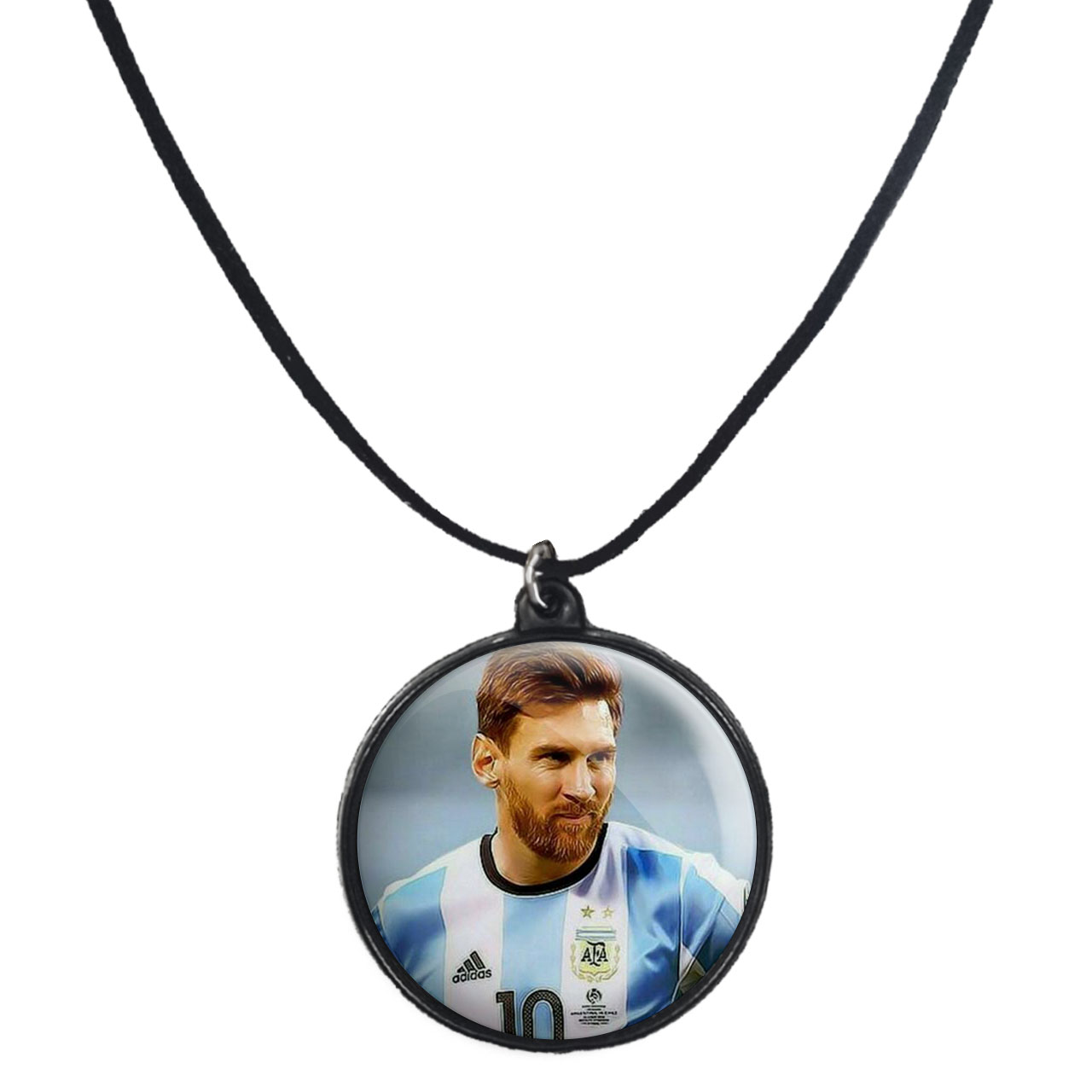 گردنبند پرمانه طرح مسی کد pmb.8729 مدل دو طرفه