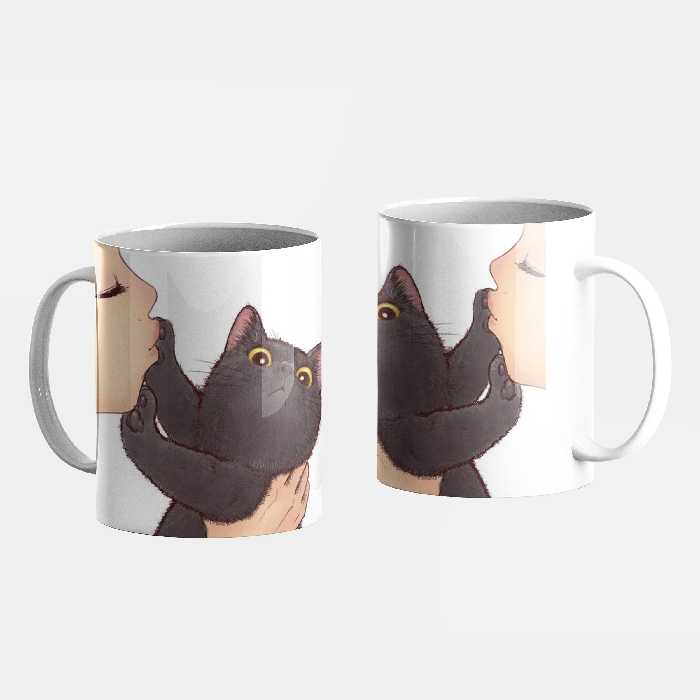 ماگ طرح مقاومت گربه کد 253