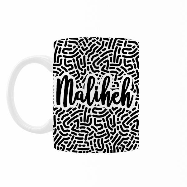 ماگ رژارت مدل اسم ملیحه