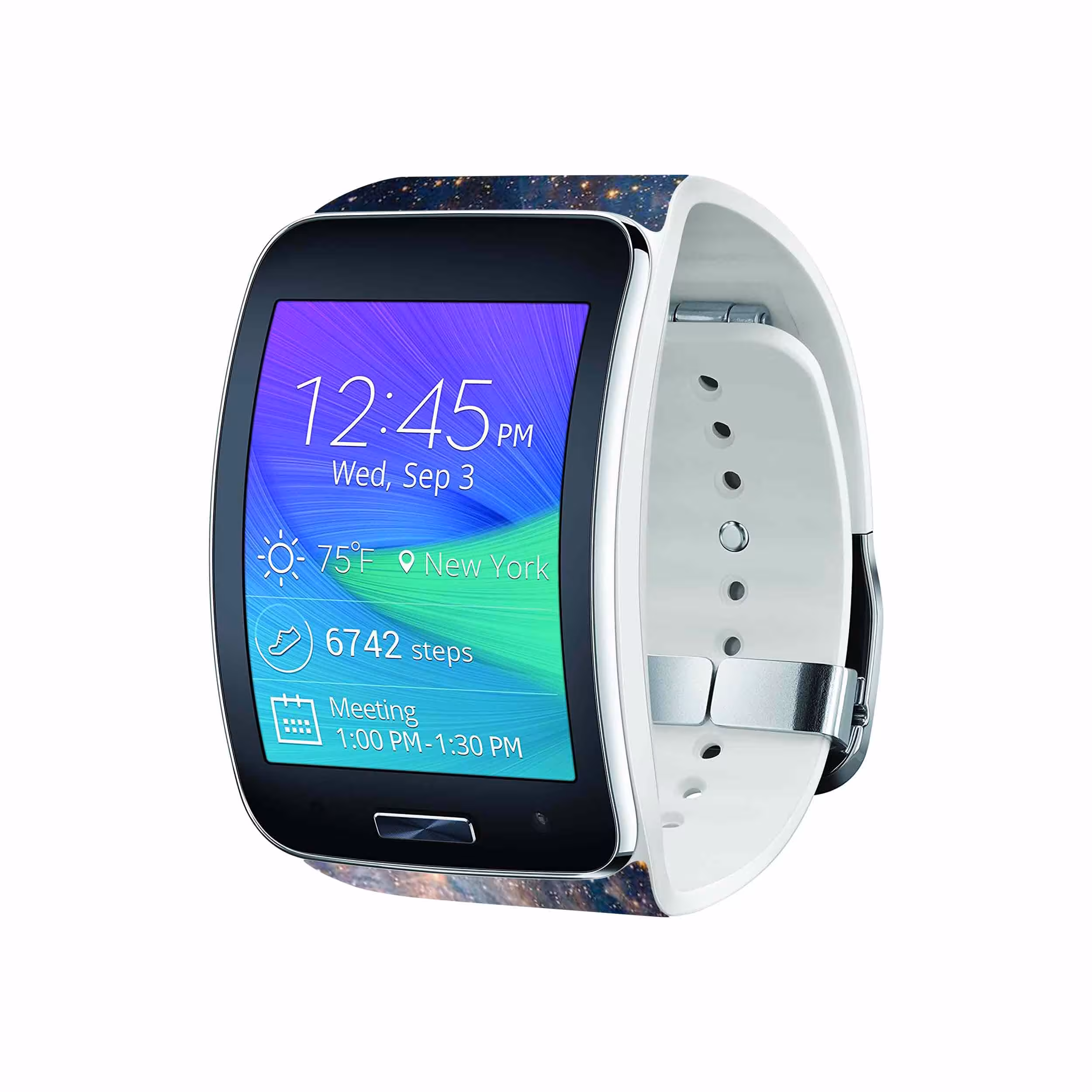برچسب ماهوت طرح Universe_by_NASA_6 مناسب برای ساعت هوشمند سامسونگ Galaxy Gear S