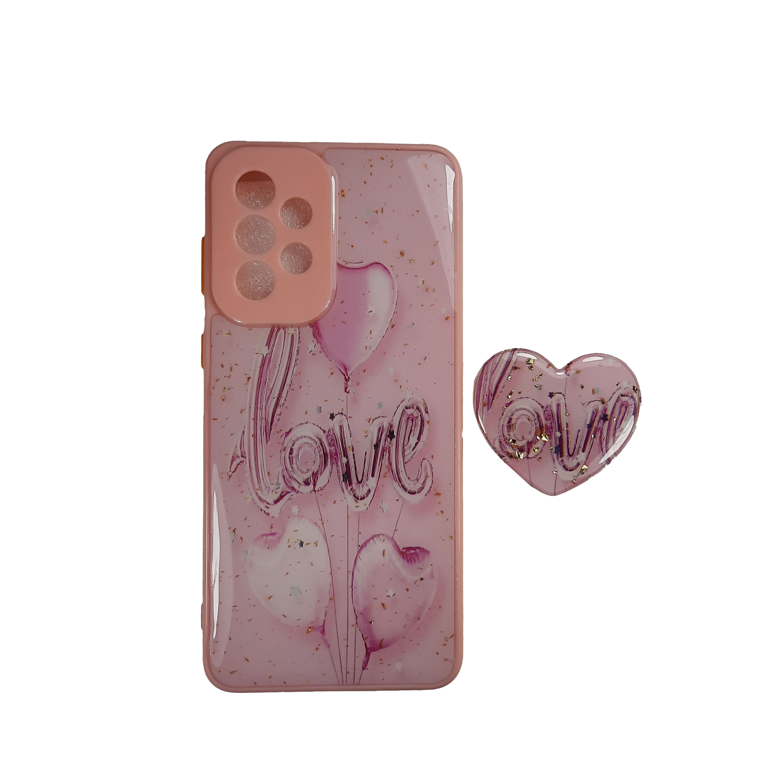 کاور مدل سیلیکون کد 01 مناسب برای گوشی موبایل سامسونگ galaxy A33 5G به همراه پاپ سوکت