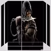 برچسب پلی استیشن ۴ مدل ps4 fat طرح mortal kombat کد PS-1030