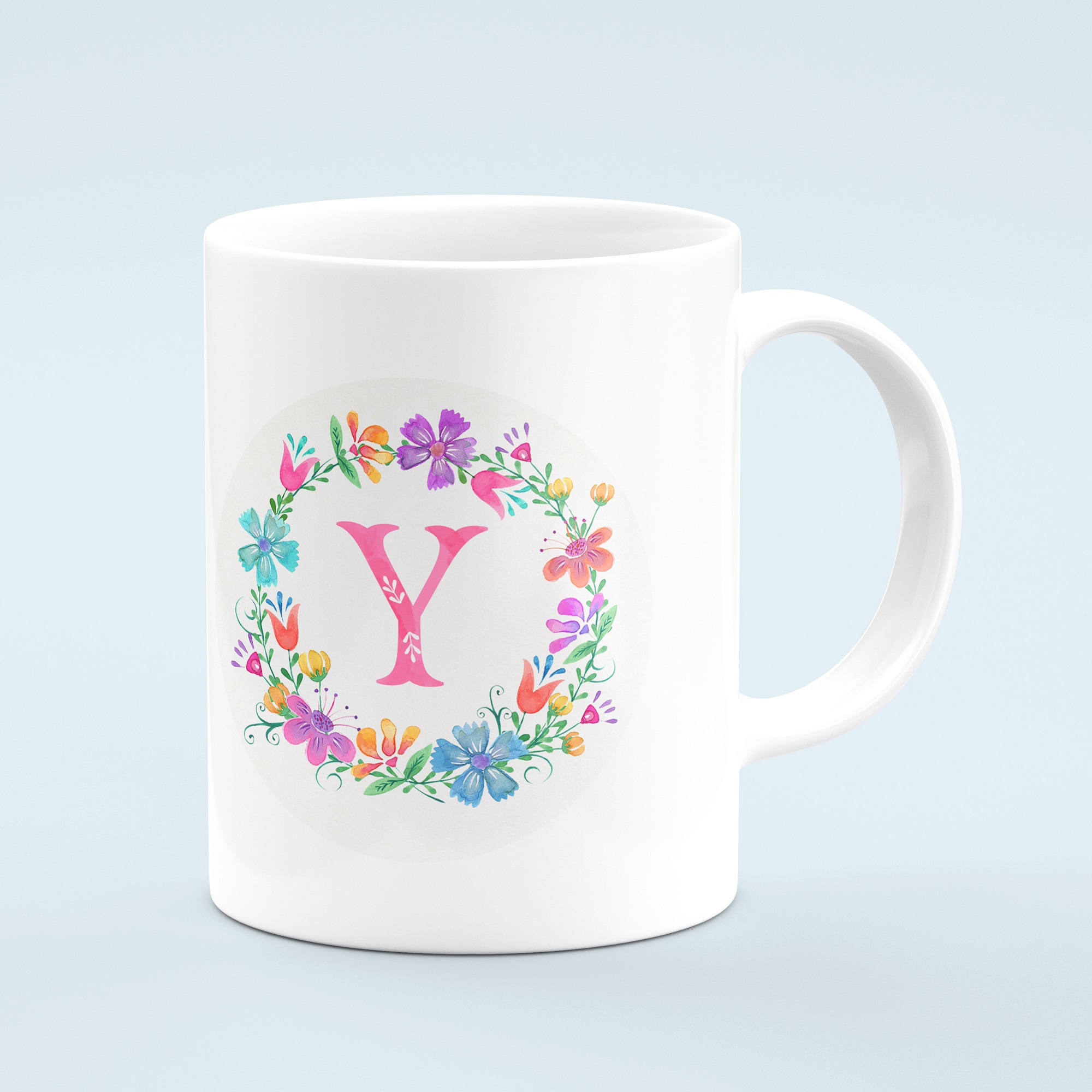 ماگ طرح حرف Y مدل MU00025