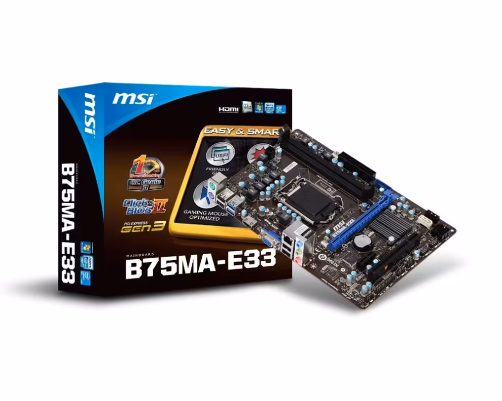 مادربرد ام اس آی B75MA-E33