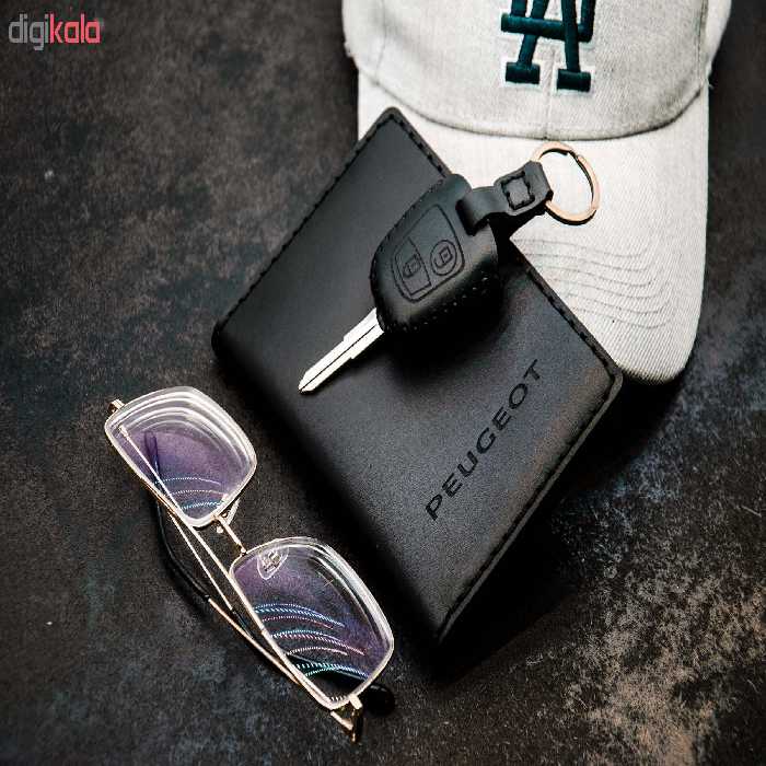 ست هدیه چرمینه اسپرت طرح پژو کد 60027-B