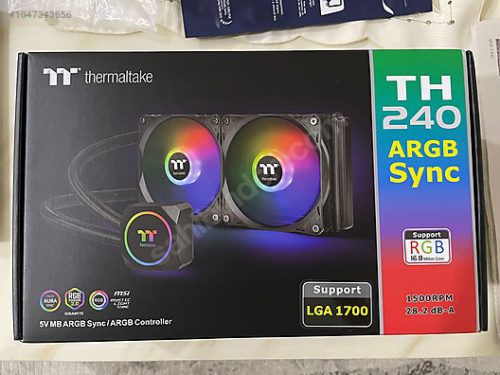 خنک کننده پردازنده ترمالتیک مدل THERMALTAKE TH240 ARGB (استوک)