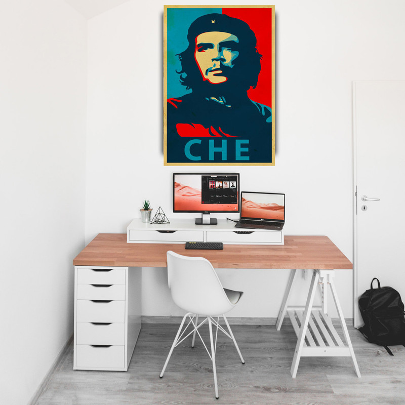 تابلو شاسی طرح چگوارا | دنیای قاب