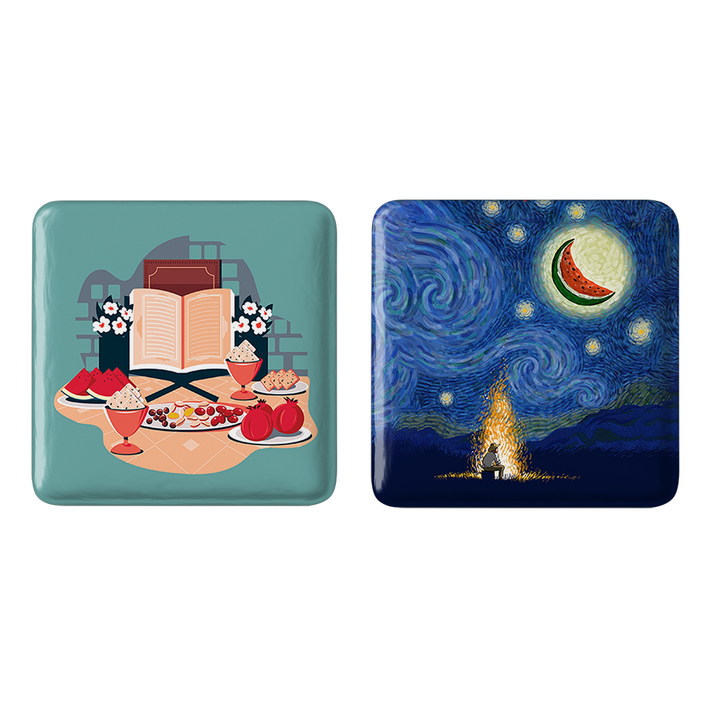 پیکسل خندالو مدل شب یلدا کد 2038720381 مجموعه 2 عددی