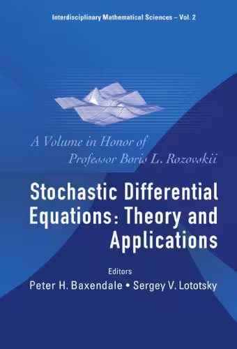 خرید و دانلود نسخه کامل کتاب Stochastic differential equations theory and applications