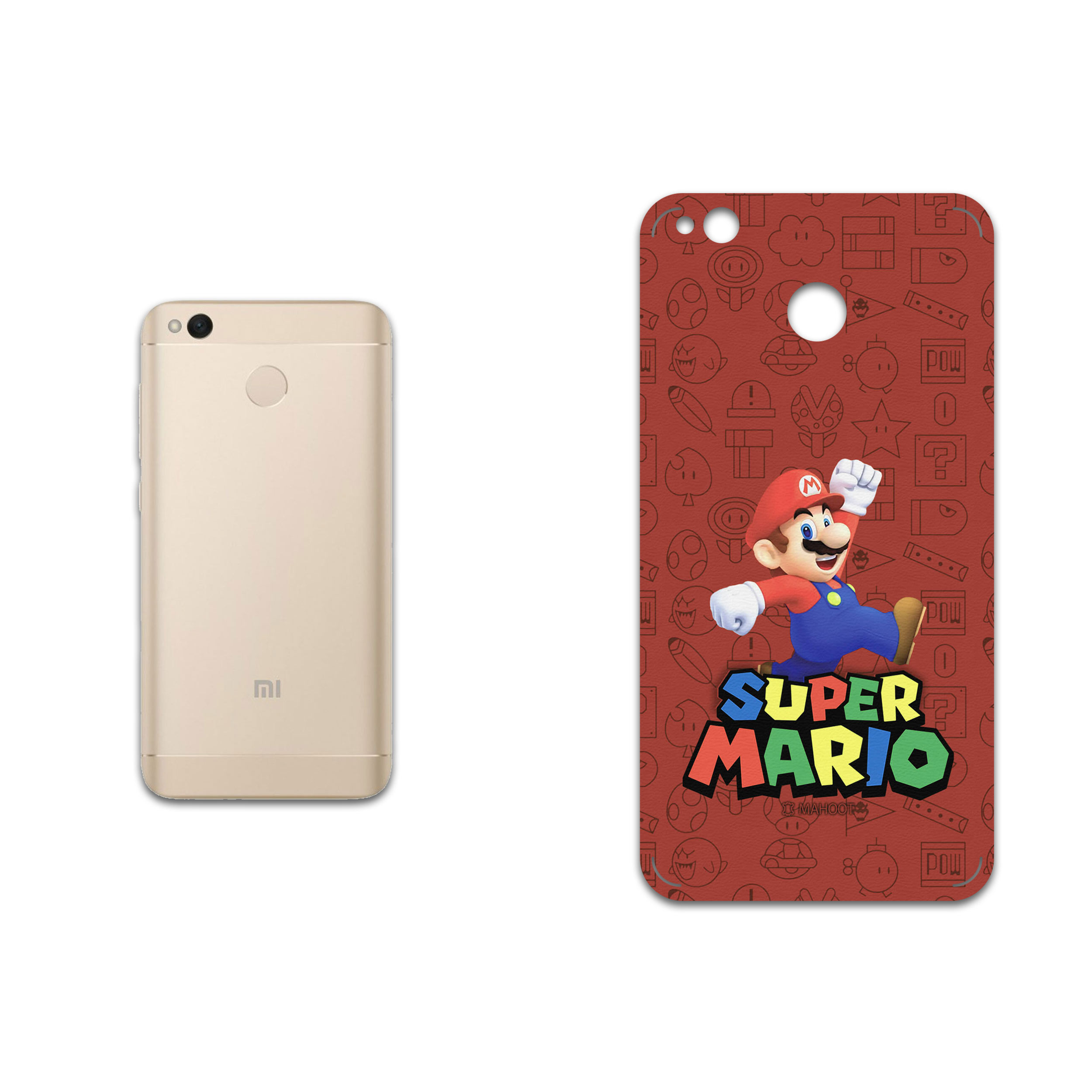 برچسب پوششی ماهوت مدل Super-Mario-Game مناسب برای گوشی موبایل شیائومی Redmi 4X
