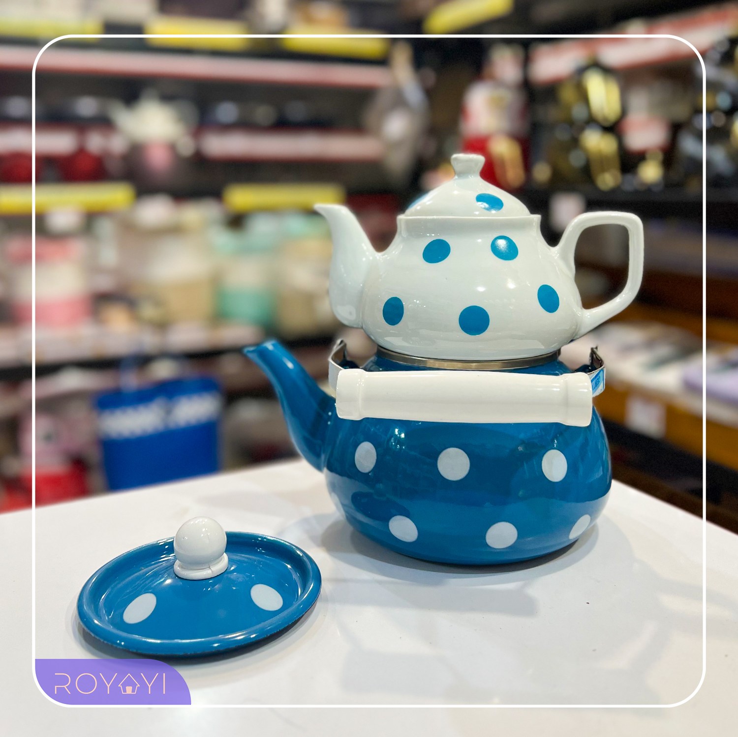 کتری و قوری لعاب ام ار اس