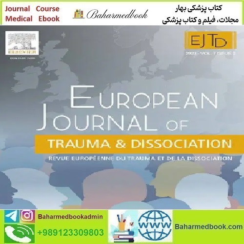 European Journal of Trauma & Dissociation Volume 7 Issue 1 to