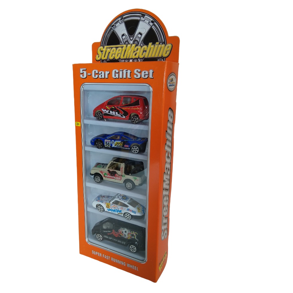 ست ماشین بازی مدل pt-2006sc5 بسته 5 عددی