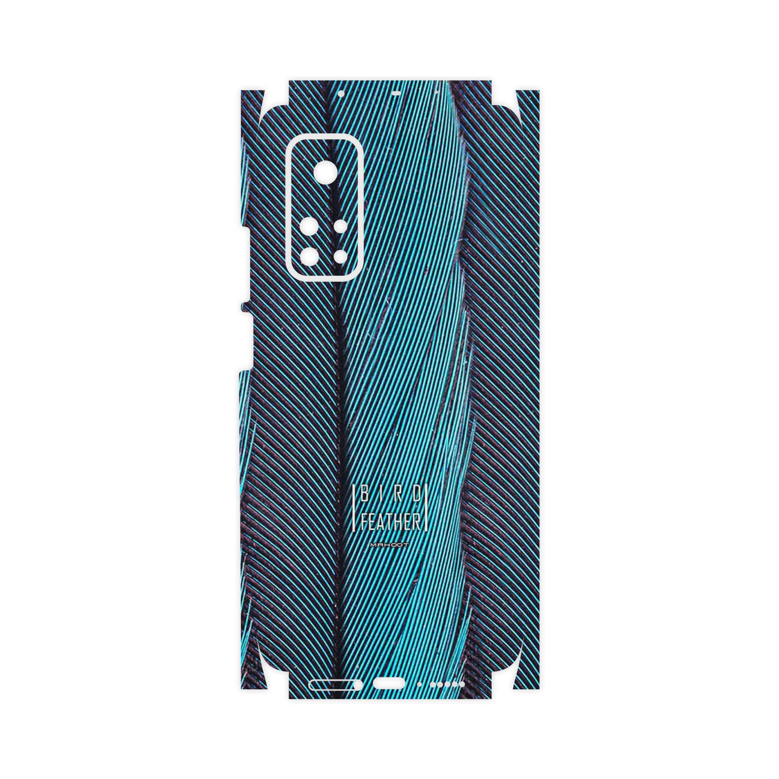 برچسب پوششی ماهوت مدل Turquoise feathers-FullSkin مناسب برای گوشی موبایل شیائومی Mi 10T Pro 5G