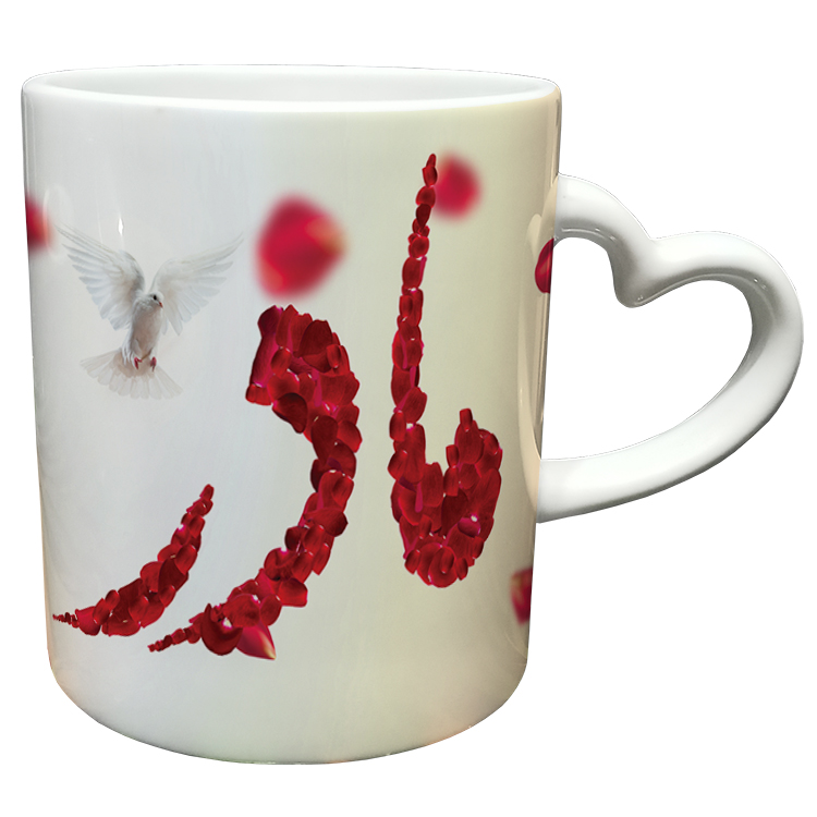 ماگ مدل دسته قلبی طرح روز مادر کد 70