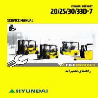 راهنمای تعميرات ليفتراک هیوندای مدل 20/25/30/33D-7