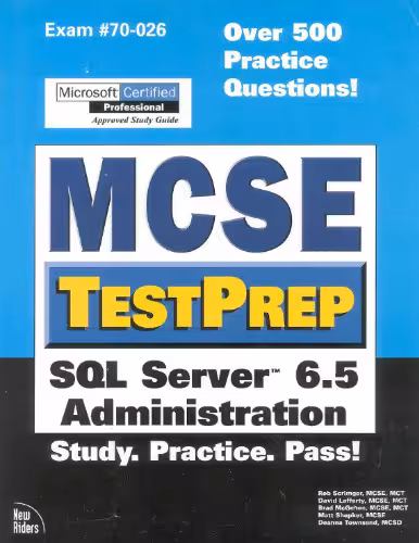 خرید و دانلود نسخه کامل کتاب McSe Testprep SQL Server 6.5 Administration