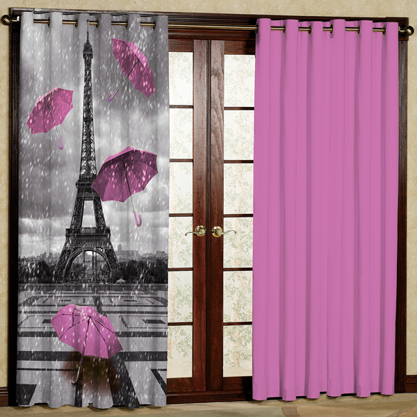 پرده مدل مخمل پانچی کد 7443 سایز 280x140 سانتی متر