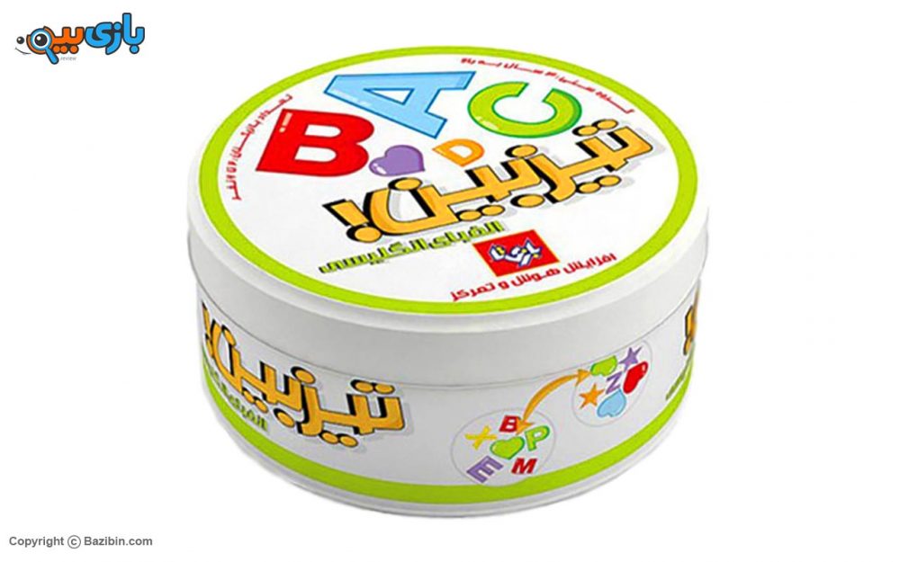 English alphabet Tizbin tabletop game by Bazi ta