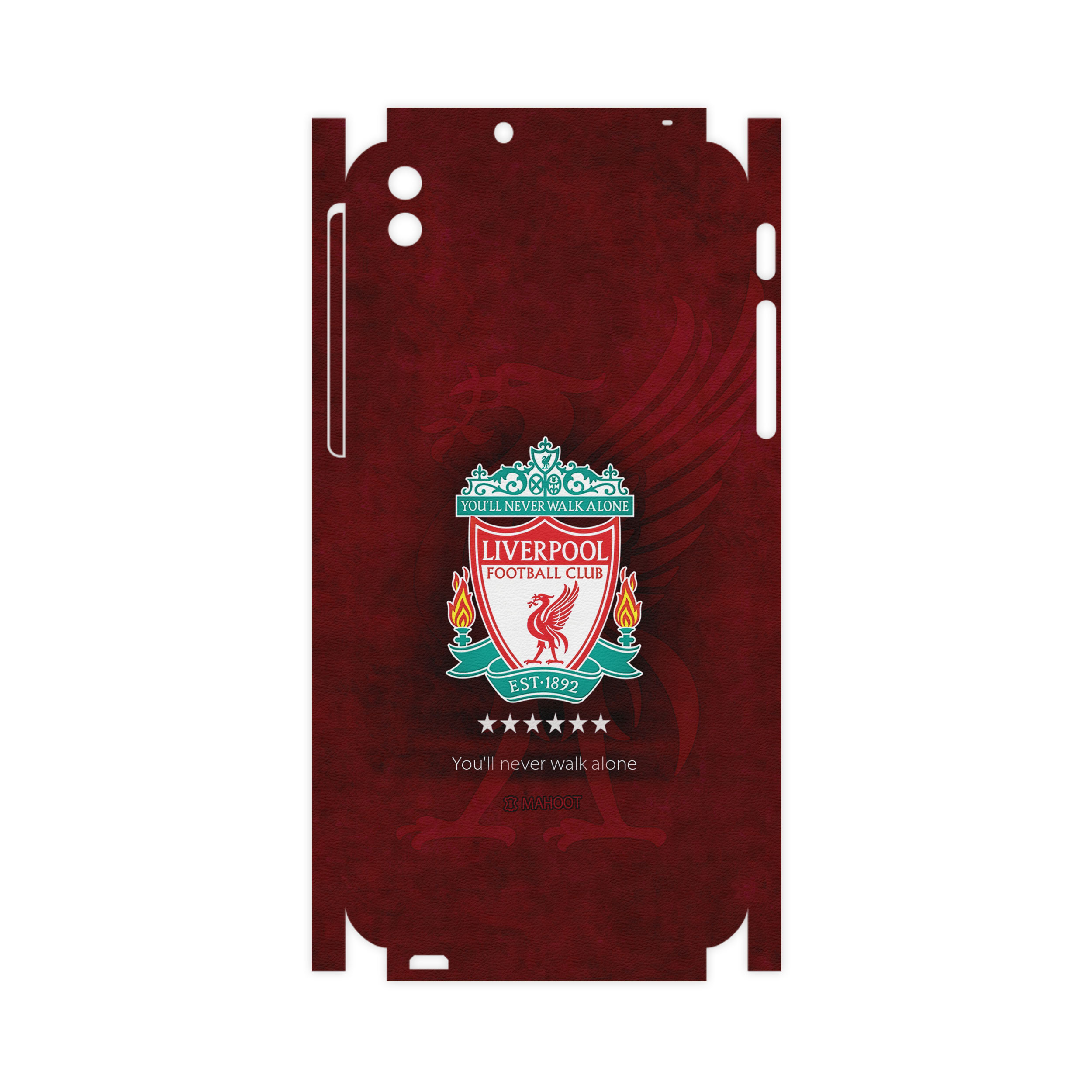 برچسب پوششی ماهوت مدل Liverpool-FC-FullSkin مناسب برای گوشی موبایل اچ تی سی Desire 816