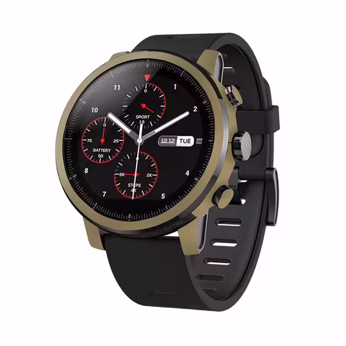 برچسب ماهوت طرح Matte Gold مناسب برای ساعت هوشمند شیایومی Amazfit Stratos