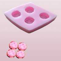 قالب سیلیکونی گل آلاله قطر 3 چهار عددی