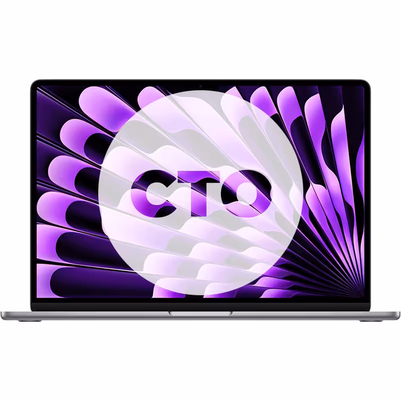 مک بوک ایر 15 اینچ 2024 سری M3 کاستوم پردازنده 8core - 10core حافظه رم 24 گیگابایت هارد 512 گیگابایت خاکستری Z1BP0006R - Hiapple.ir