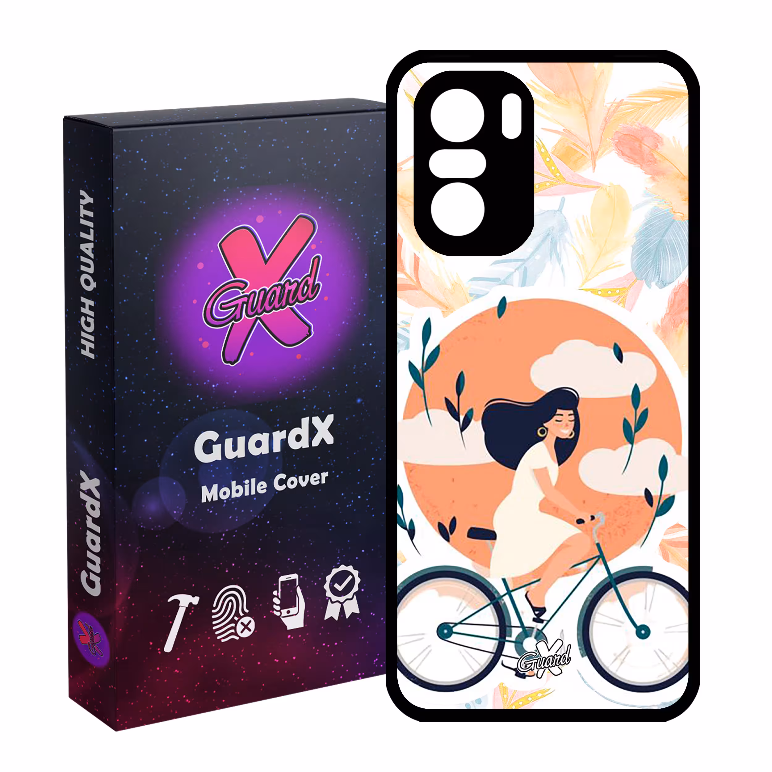 کاور گارد ایکس طرح Girl مدل Glass10340 مناسب برای گوشی موبایل شیائومی Poco F3/MI 11X/MI 11X Pro/Redmi K40/K40 Pro